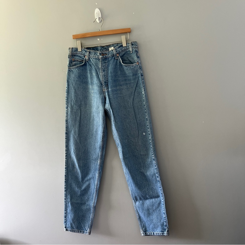 Vintage 90s Levis 550 Orange Tab Relaxed Fit Tapered Leg Jeans Cotton Size 36x36